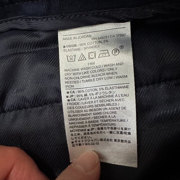 Banana Republic Wide Leg Navy Blue Trousers Pants Slacks Women's size 8 - Picture 4 of 8